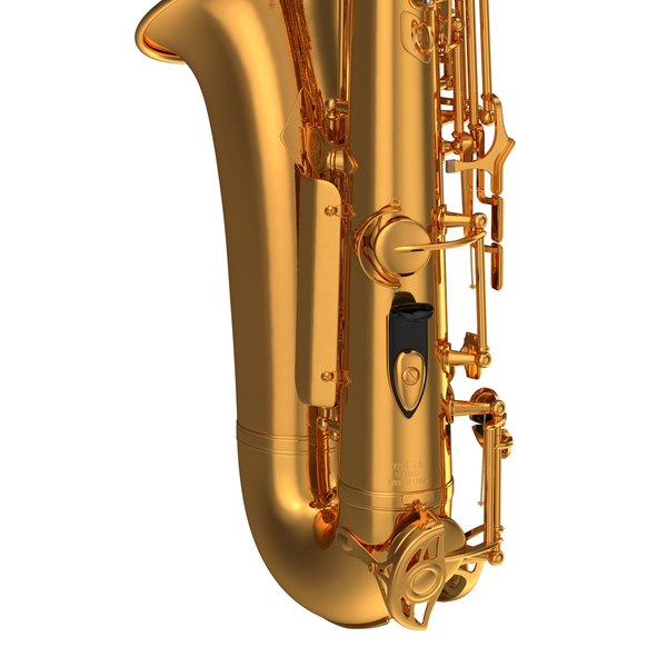 golden saxophone 3d model