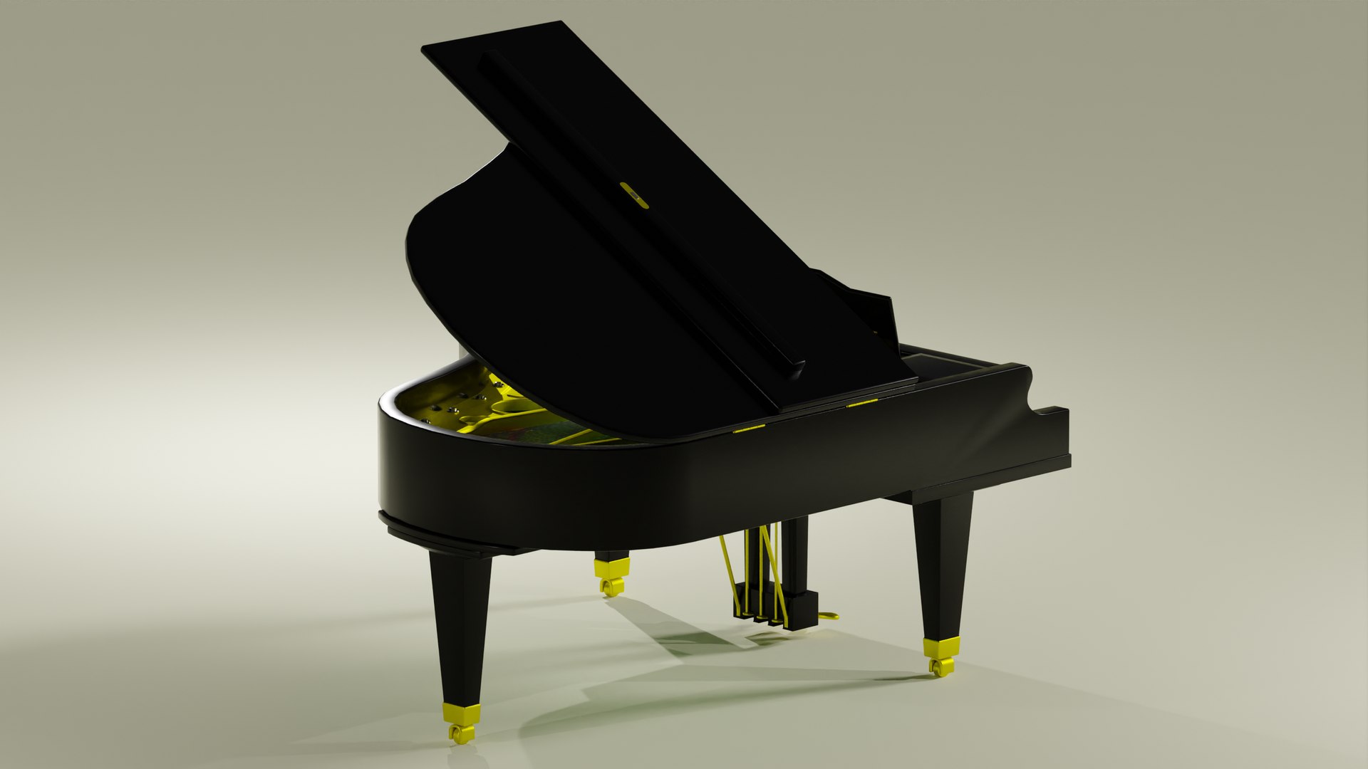 Automatic MIDI Grand Piano 3D Model - TurboSquid 2116915