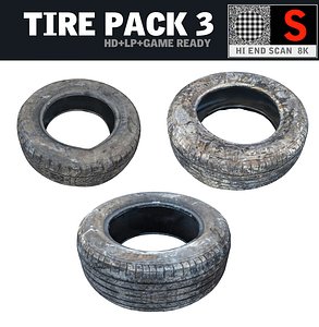 3d obj tire pack 3