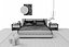 Modern realistic double bed