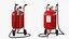 3D Fire Extinguisher Collection 5 model