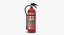 3D Fire Extinguisher Collection 5 model