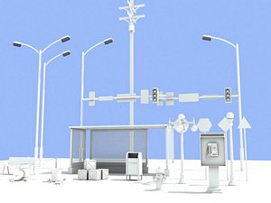 road items vol 2 3d model