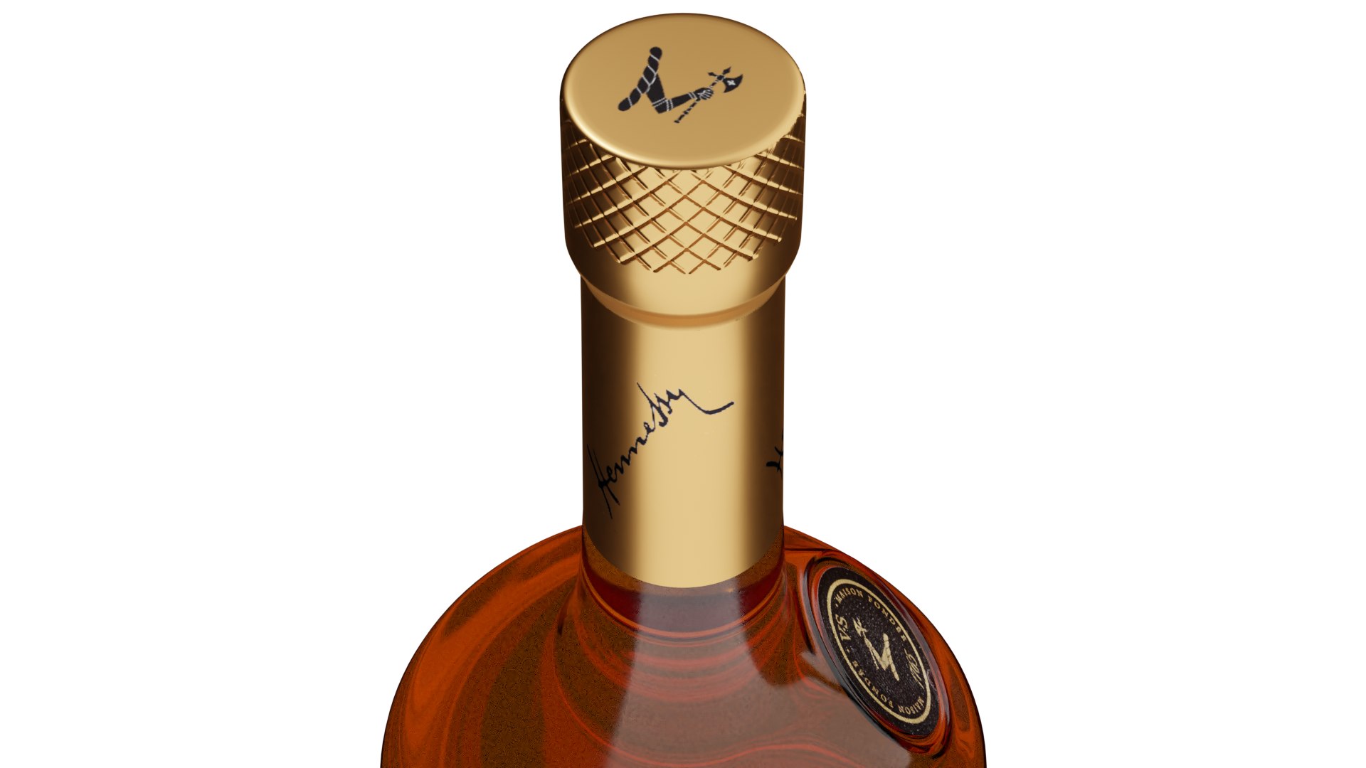 Realistic hennessy cognac bottle 3D model - TurboSquid 1441920