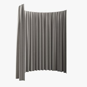 Curtain semicircular straight 3