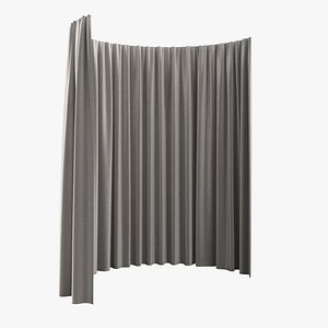 Curtain semicircular straight 3
