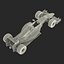 formula car rigged 3d model
