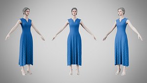 Dress 44 Tory Blue
