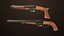 Small Medium Shotgun Black Single Mat All PBR Unity UE Textures