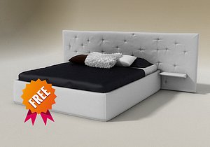 free bed chance 3d model