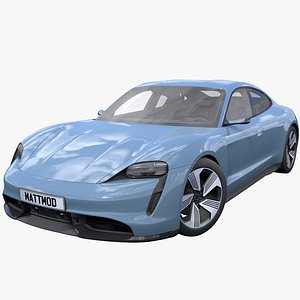 3D Generic EV Sedan - 2