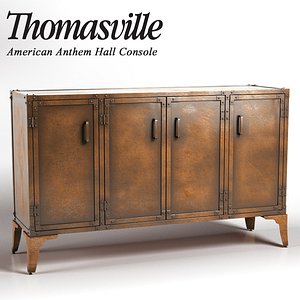 3d thomasville hall console model
