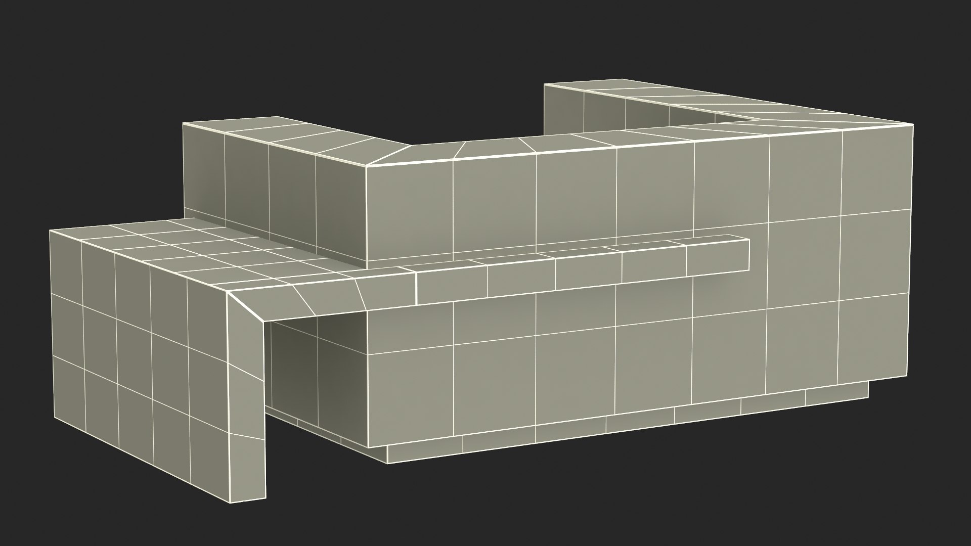 3D Reception Desks Collection - TurboSquid 2093507