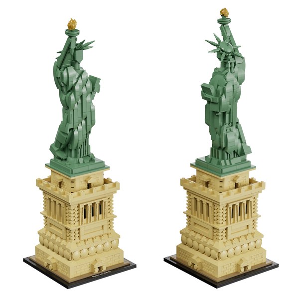 Modello 3D Lego Architecture Set 21042 - Statua della Libertà - TurboSquid  1670630