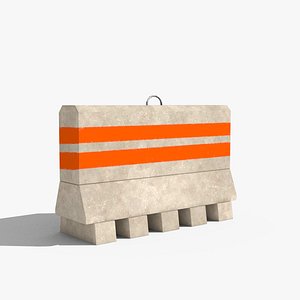 Concrete Barrier 3D Models for Download | TurboSquid