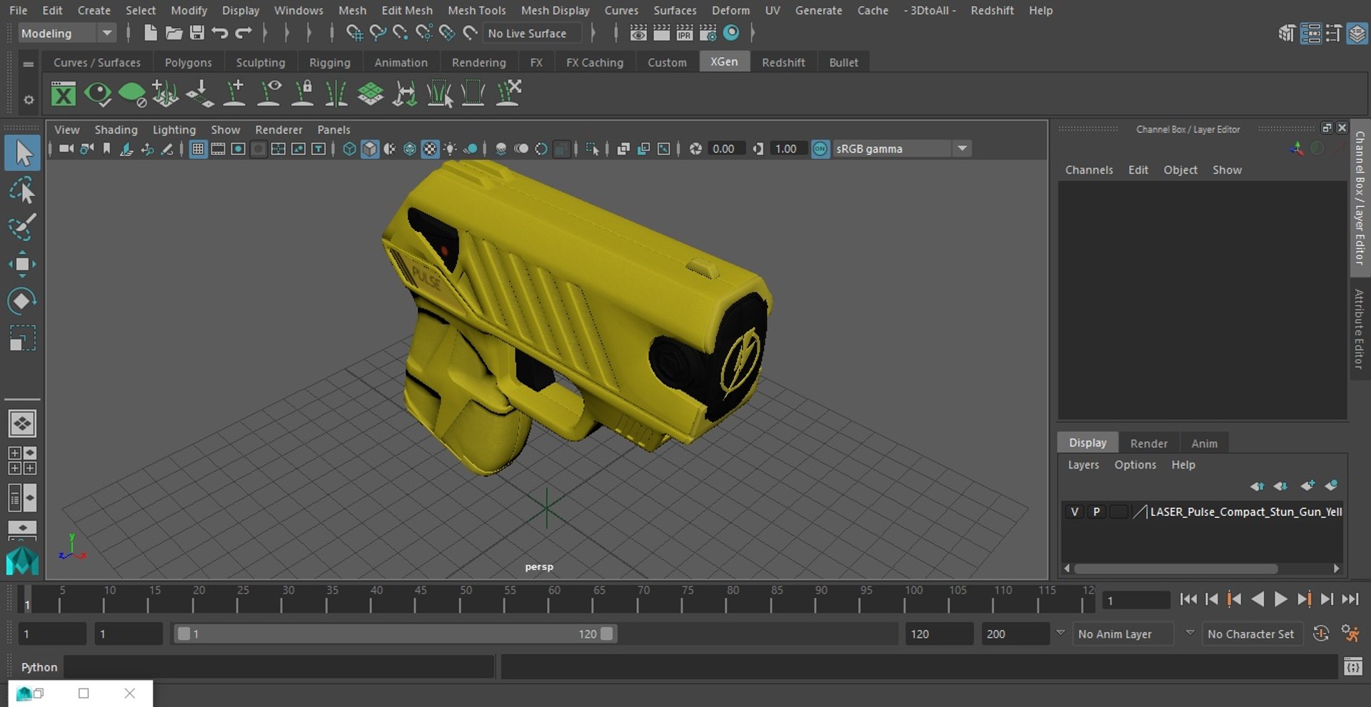 LASER Pulse Compact StunGun Yellow 3D https://p.turbosquid.com/ts-thumb/Yd/MFC8fo/Qd/laserpulsecompactstun_gunyellowvray3dmodel033/jpg/1668090977/1920x1080/fit_q87/5c5fa0a380529c1097cd0485a0dc61b9bdfa981b/laserpulsecompactstun_gunyellowvray3dmodel033.jpg