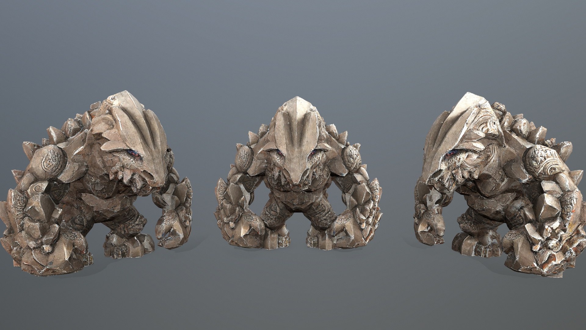 Stone Monster 3D Model - TurboSquid 2388239