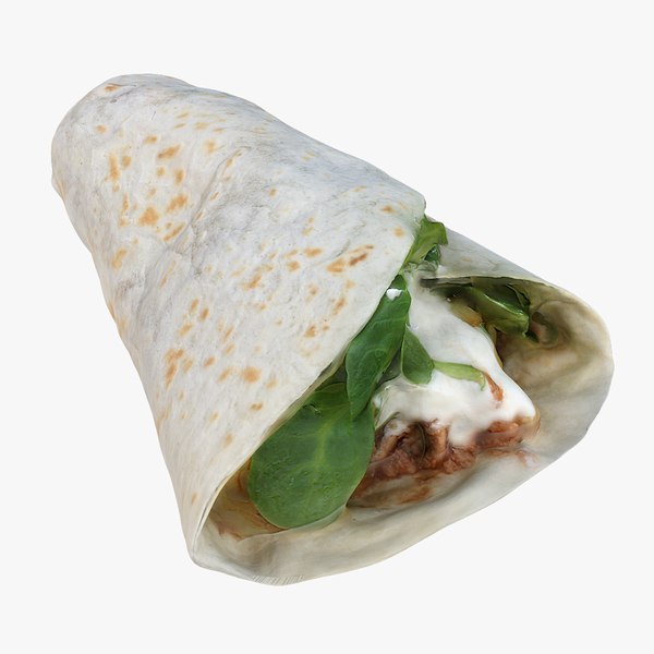 retopology burrito 3D model