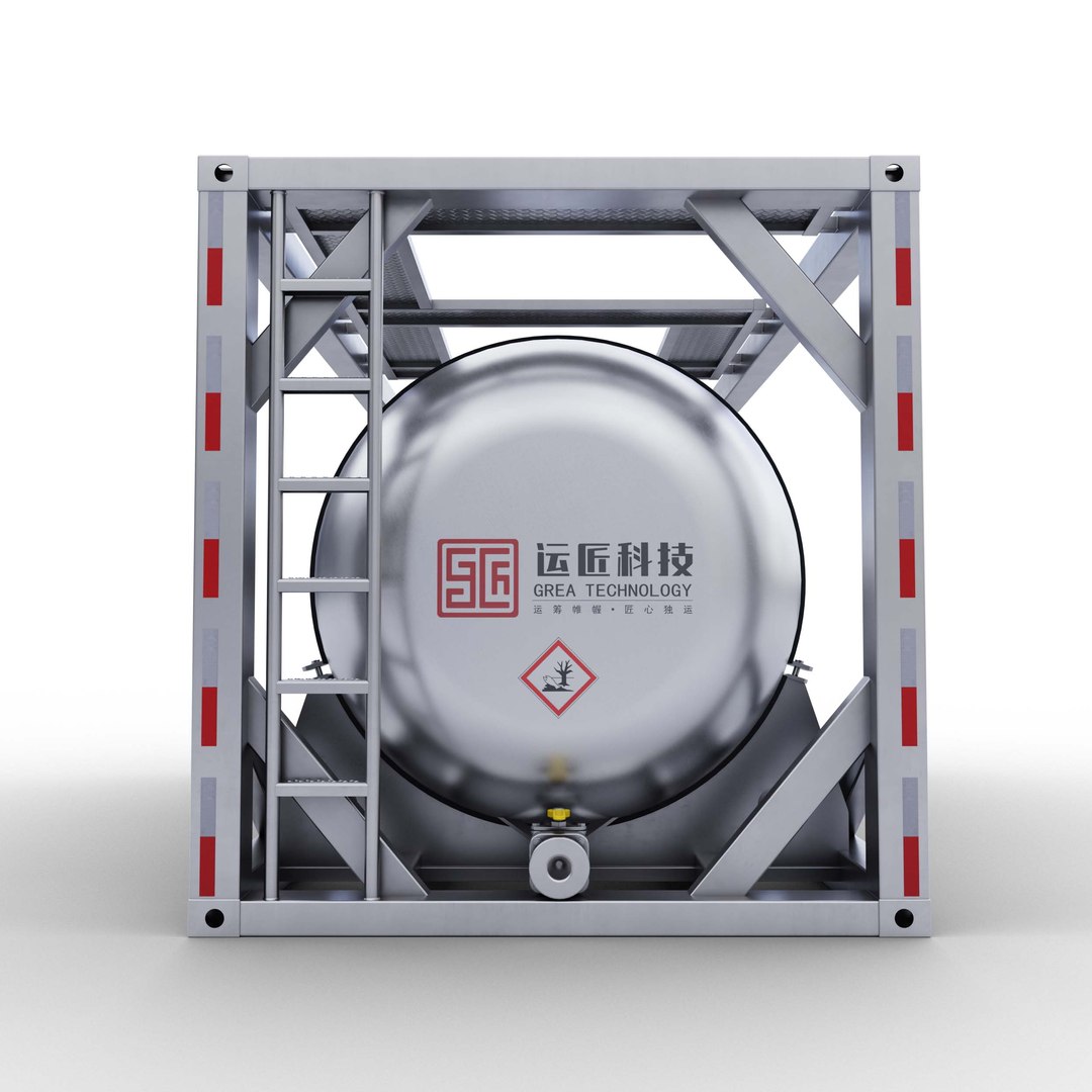 Chemical Tank Container 20FT V1 model https://p.turbosquid.com/ts-thumb/Yd/QSxAHy/j5/cc20ftv1_08/jpg/1659827501/1920x1080/fit_q87/4efd21195aa78879476757dded377ddece24b2da/cc20ftv1_08.jpg