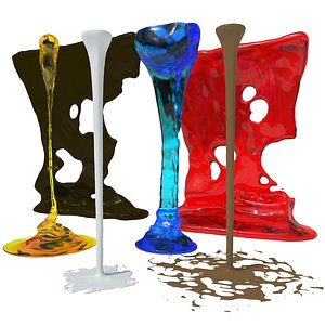 6 Fluid Splash Vol 10 3D model