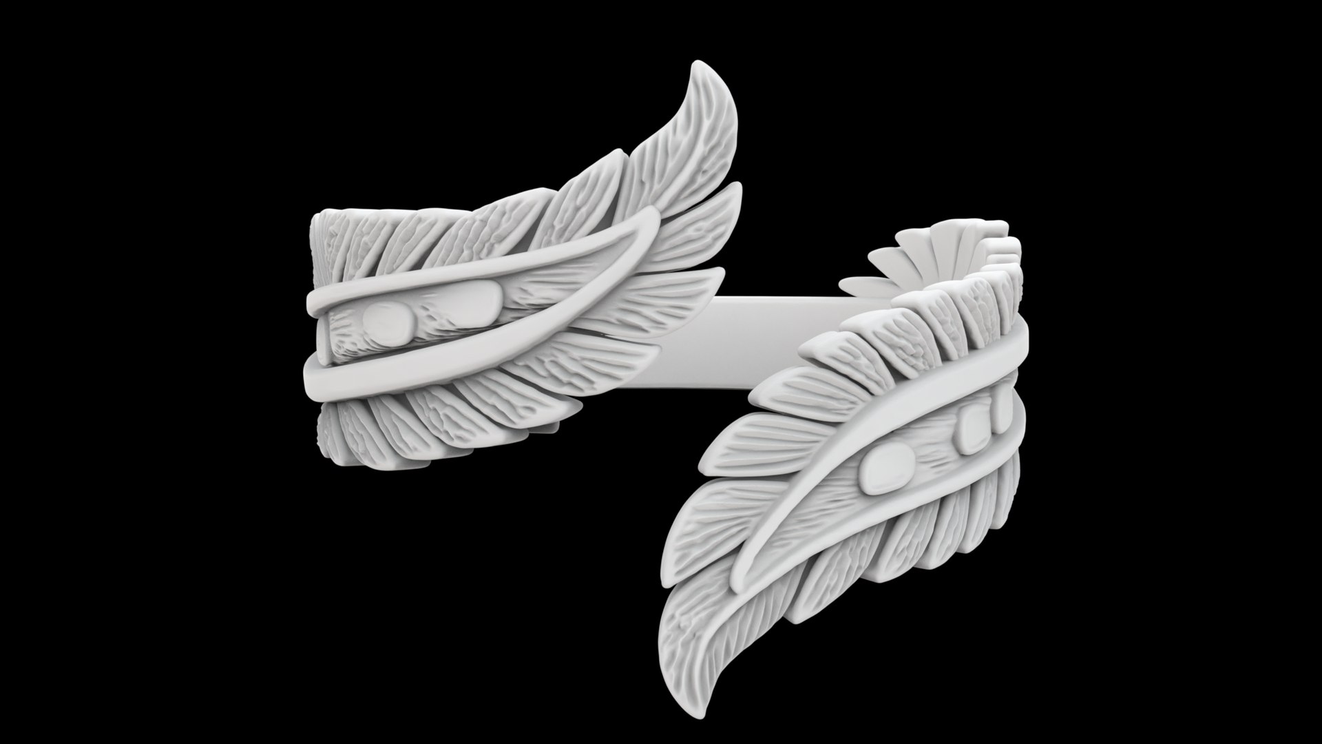 3D Model Wing Ring 3D Print Model - TurboSquid 2446024
