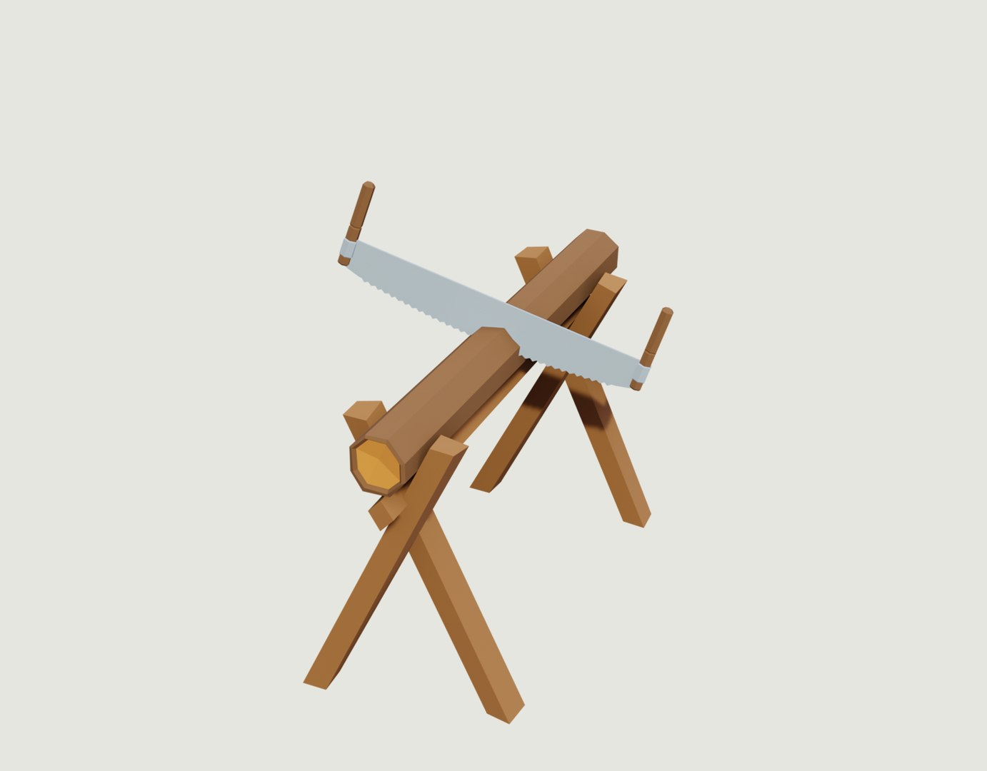 Sticks de madeira de desenho animado Modelo 3D - TurboSquid 1762036