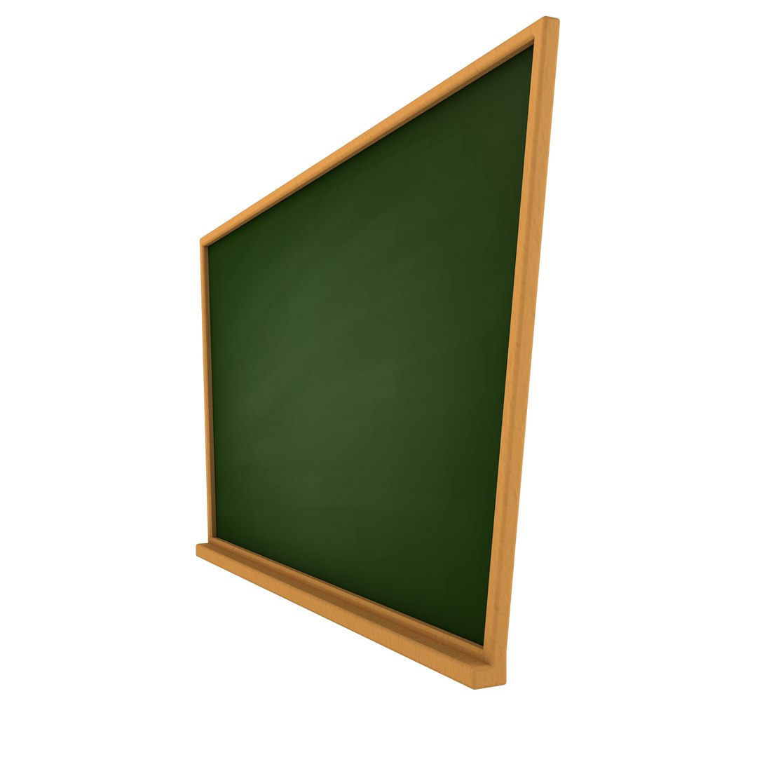 3D Model Cartoon Blackboard - TurboSquid 1476345