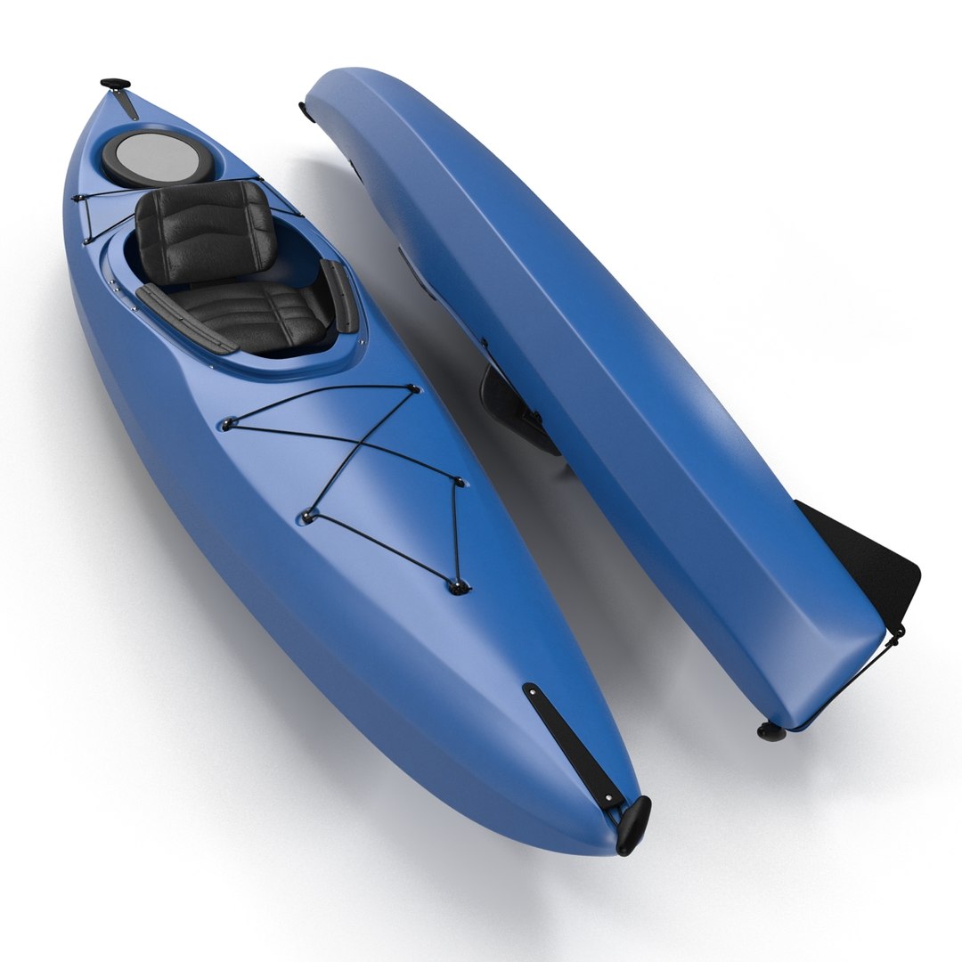 Kayak Generic Modeled 3d Max