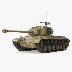 M26 Pershing Medium Tank with Dirt