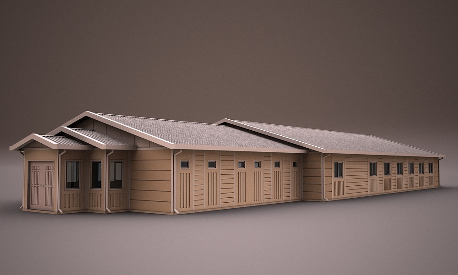 Prefabricated Building 3d Model