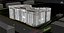 Modello 3D di edificio residenziale di lusso