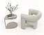 Set moderno di tavolino e poltrona 82