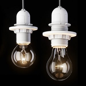 incandescent e14 e27 light bulb 3D model