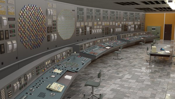 Chernobyl Controle Room 3D - TurboSquid 1990792