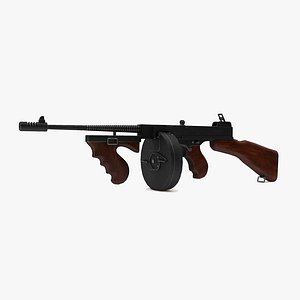 Thompson Submachine Gun 3D model