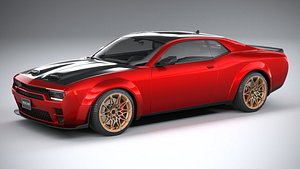 3D generic muscle car model