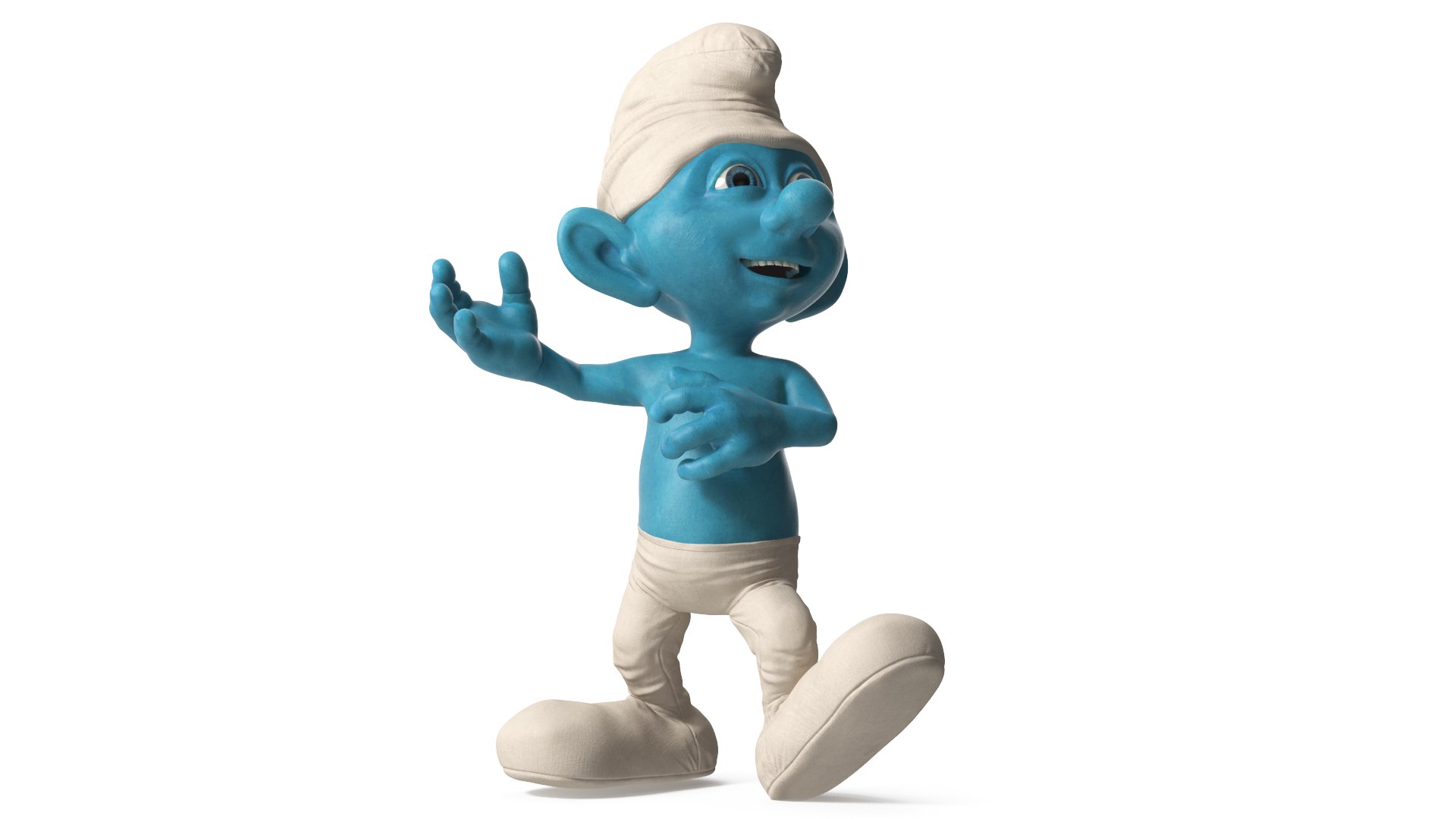 Smurf Rigged 3D Model 3D model preview