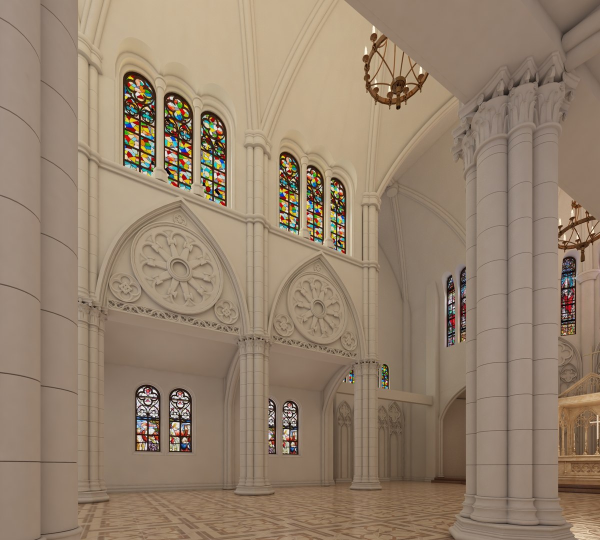 Church Interior 09 Model - TurboSquid 2186477