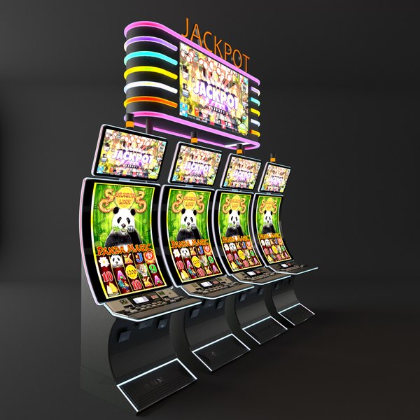 money slot machine casino 3D model