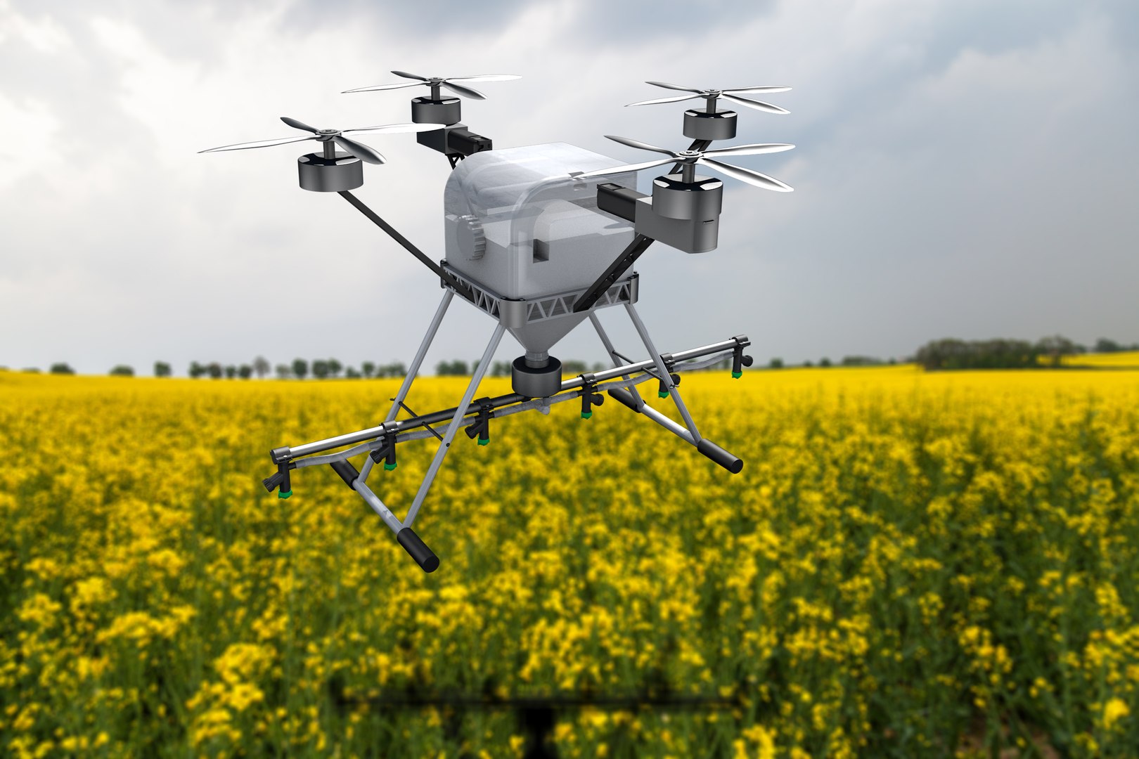 Drone Agricultural 3D TurboSquid 1590129