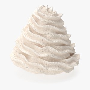 Vanilla Whipped Cream 3D model