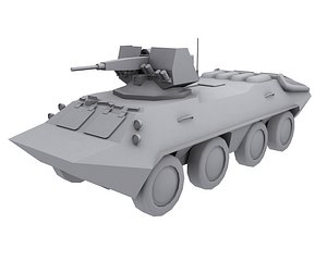 soviet btr 70 apc 3d model