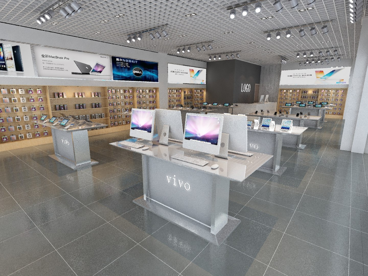 3D Mobile Phone Store 1 model - TurboSquid 1984115