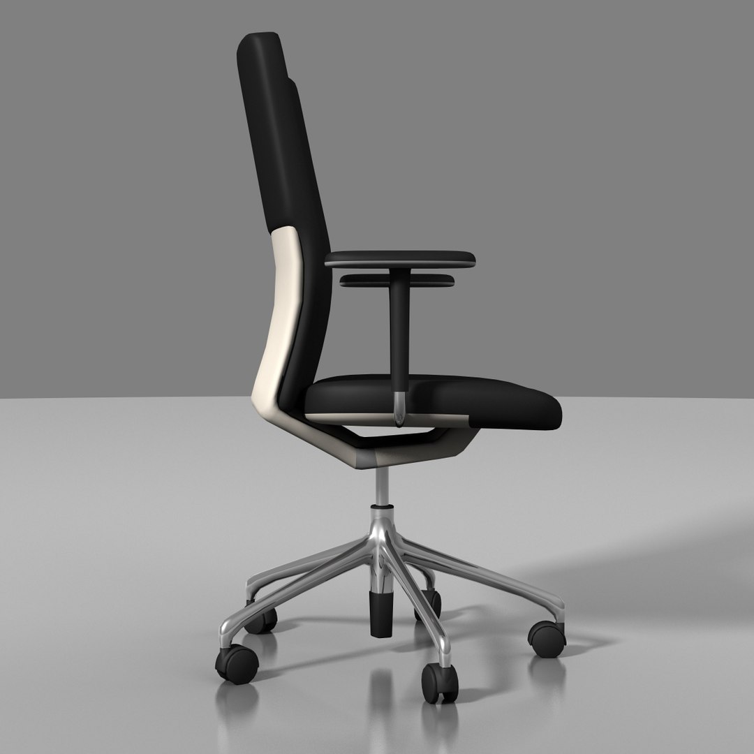 3d vitra axess office swivel chair model
