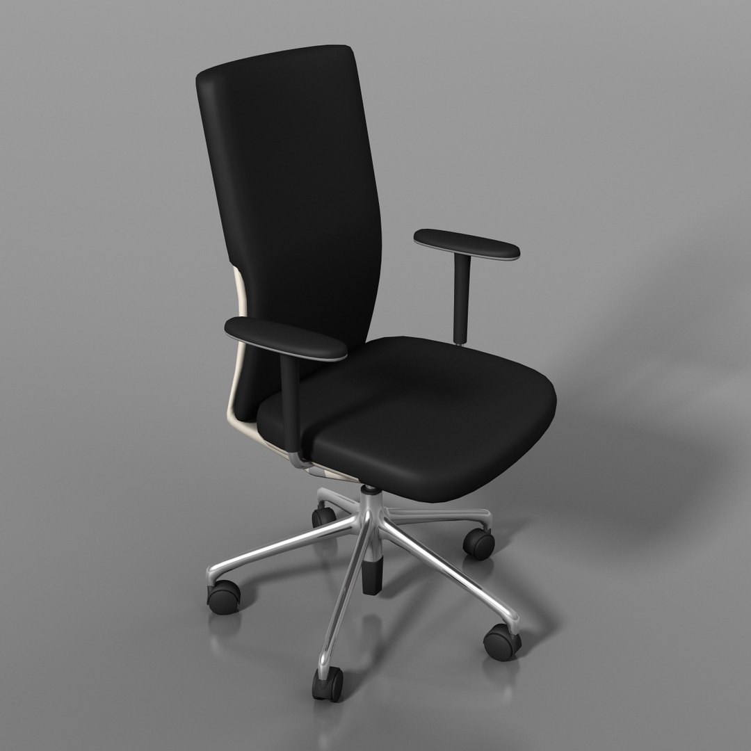 3d vitra axess office swivel chair model