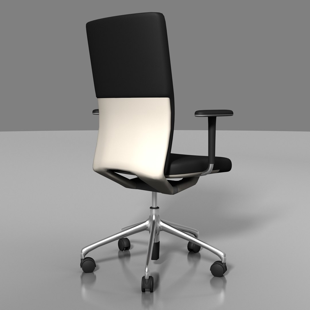 3d vitra axess office swivel chair model