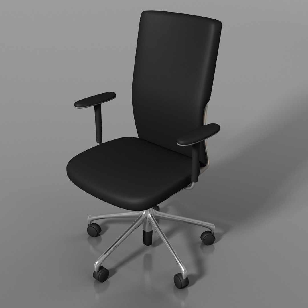 3d vitra axess office swivel chair model