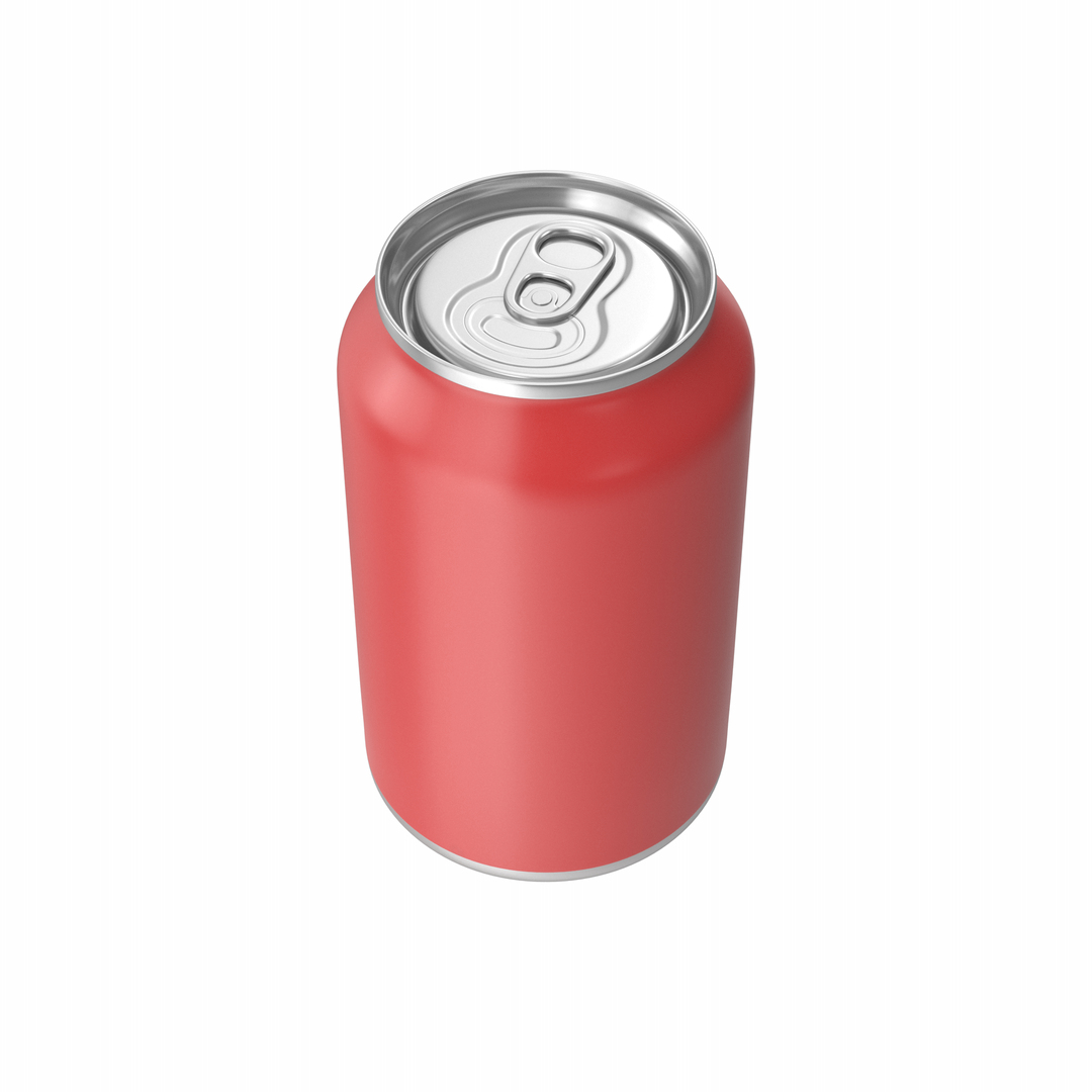 3D Red Soda Can - TurboSquid 1849118