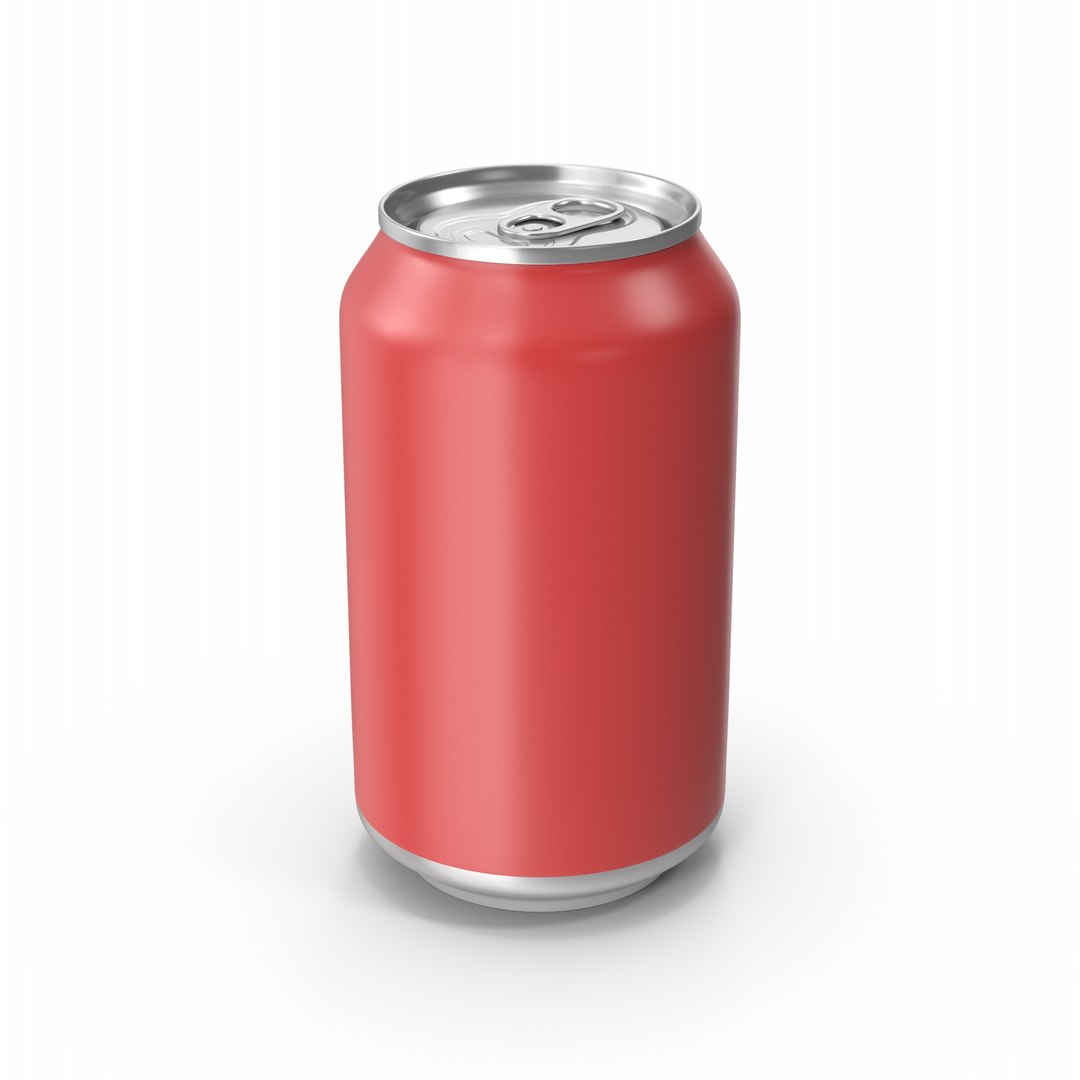 3D Red Soda Can - TurboSquid 1849118