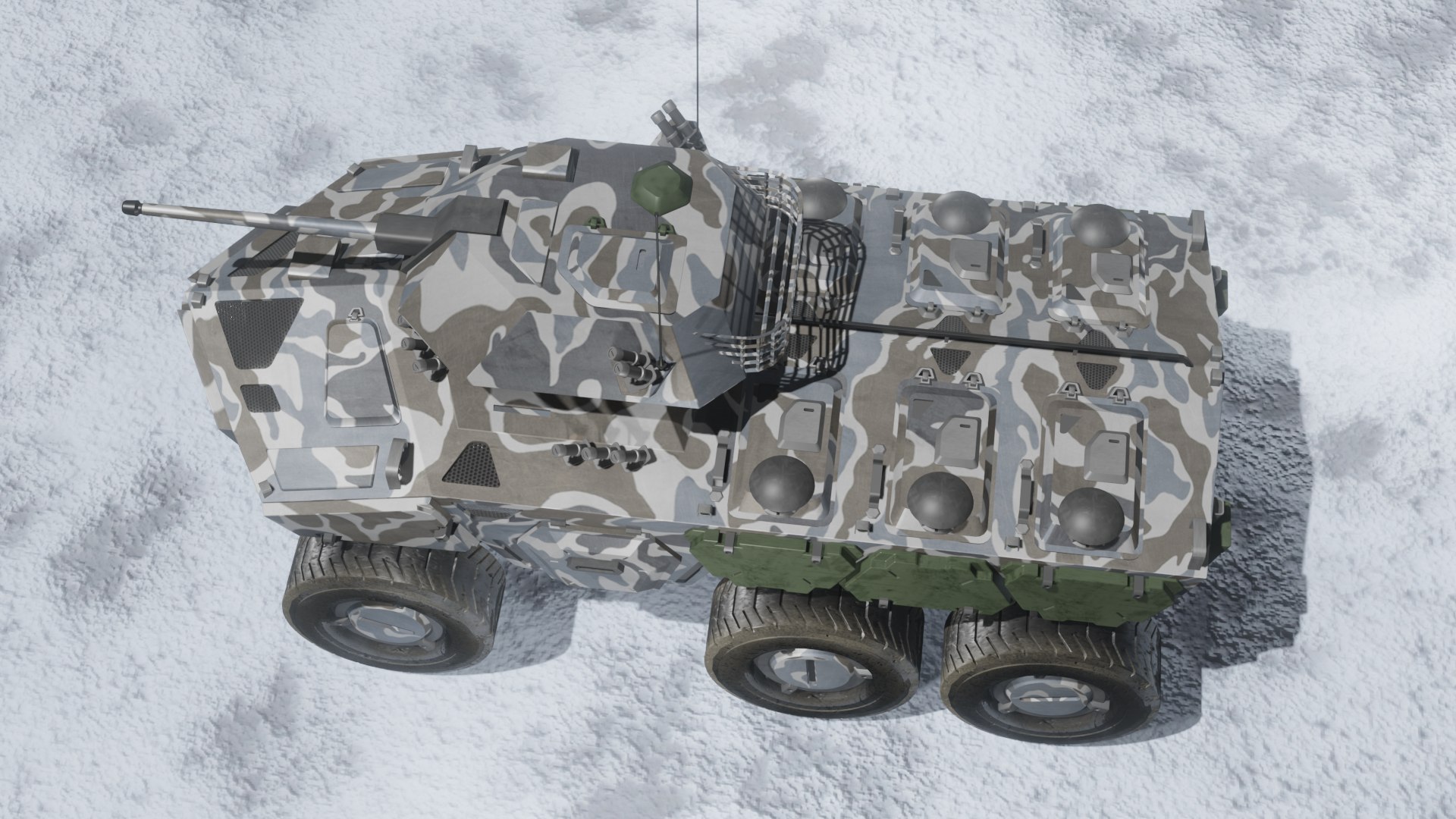 3D Sci-fi APC Turret winter camouflage model https://p.turbosquid.com/ts-thumb/Ye/8CsjdF/gg/z08/png/1695121825/1920x1080/fit_q87/33fdfeb9f7c5690e0a26c3146f4cab5369bbe916/z08.jpg